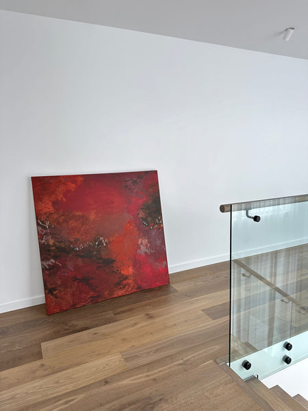 ‘CRIMSON RED’ PRINT