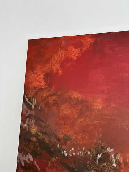 ‘CRIMSON RED’ PRINT